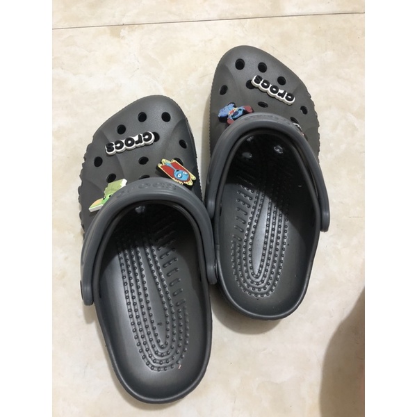 Dép sục baya band clog xuất dư thiếu viền kèm 6 sticker