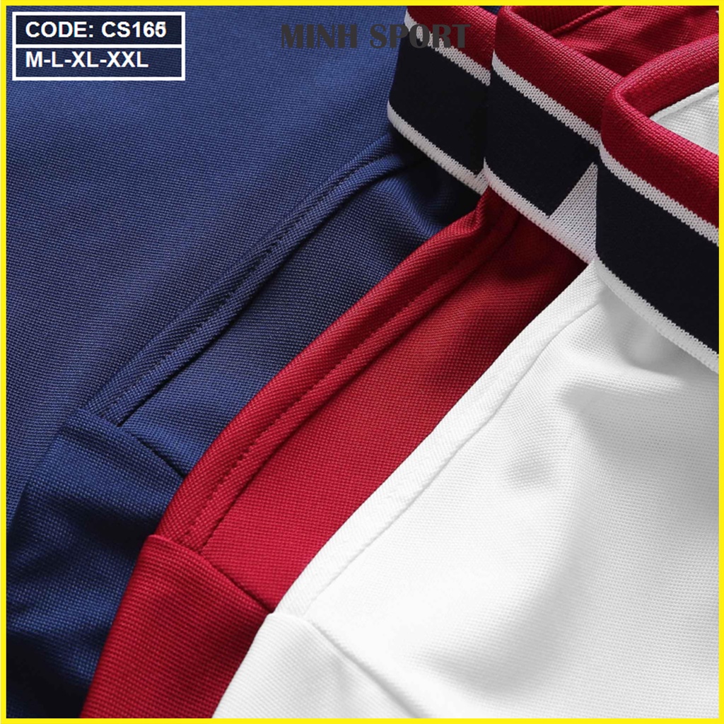 Áo Thun Polo Nam Cổ Bẻ Thêu Chữ Ngắn Tay Thời Trang mã AO.48