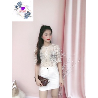 Áo rebel phối lưới hot girl. siêu xinh