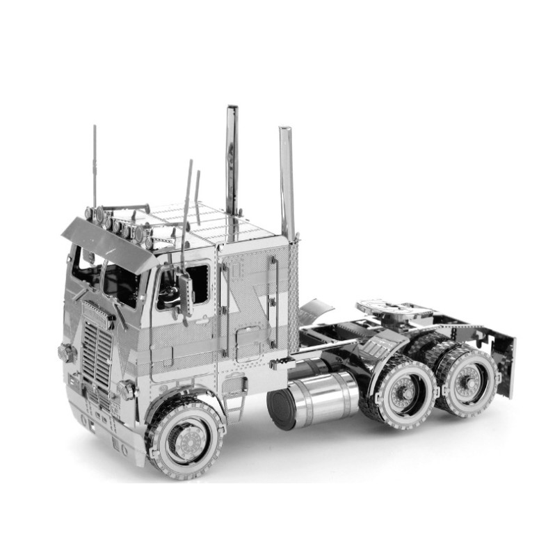 Mô hình kim loại lắp ghép lắp ráp trang trí 3D - xe tải đầu kéo(Tặng dụng cụ lắp ghép khi mua 2 bộ bất kỳ)