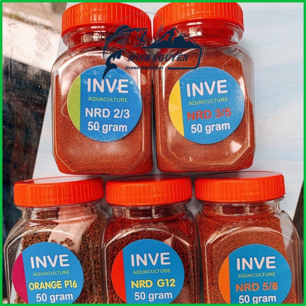 Cám cho Cá INVE 5/8 🐠🐠🐠Thức ăn cho cá ăn guppy beta bảy màu Thái Lan cao cấp loại 5/8