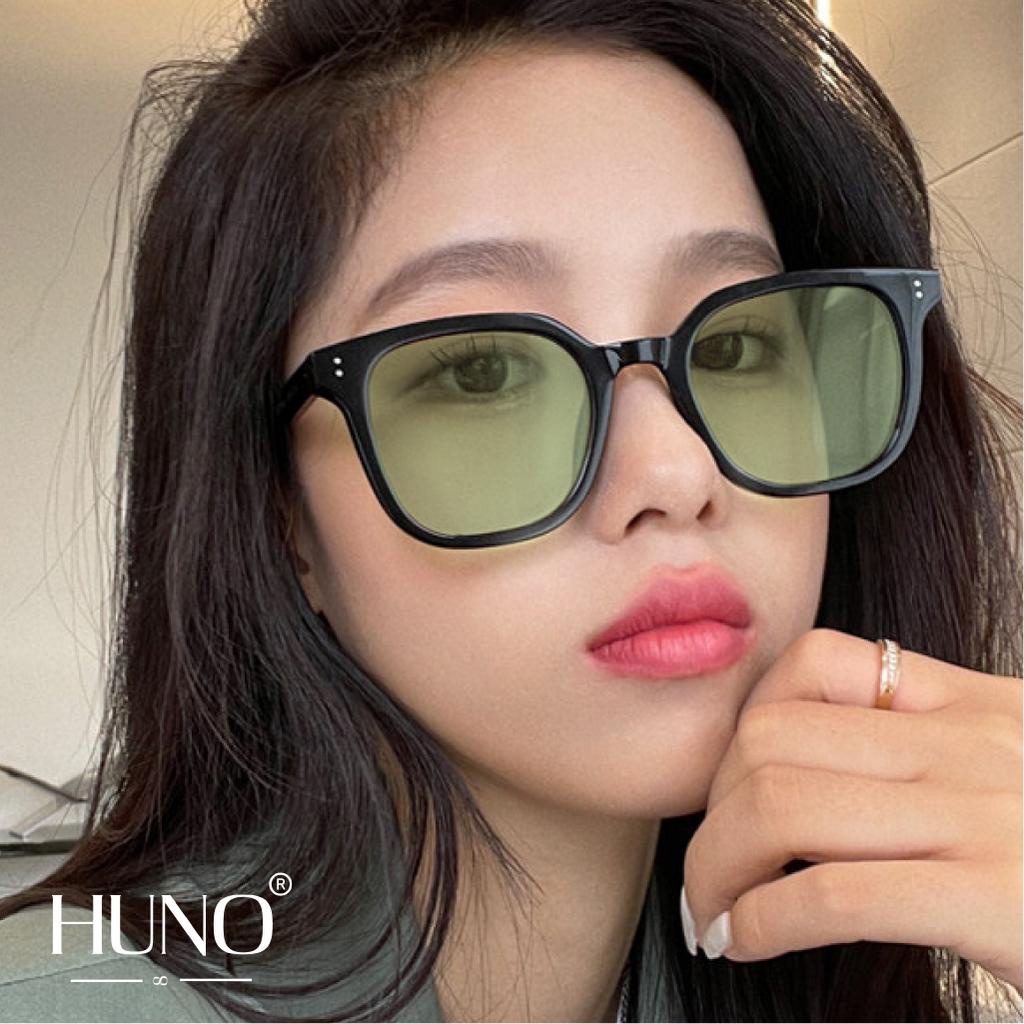 Kính râm nam nữ HUNO được thiết kế hai chấm HOT TREND 2023 với gang màu cá tính siêu đẹp - KR42