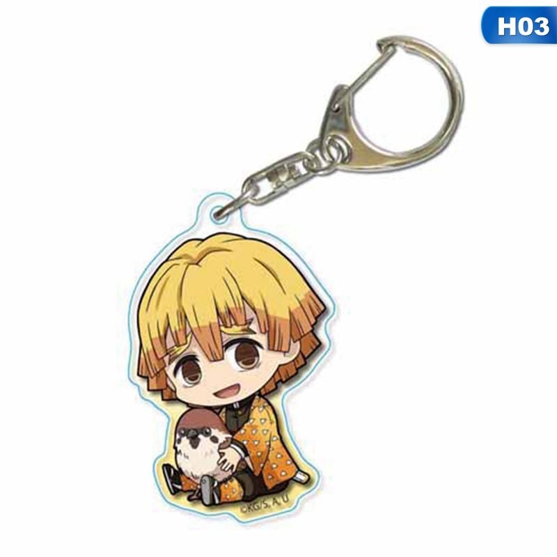 Móc khóa hình nhân vật anime Demon Blade sáng tạo hợp thời trang