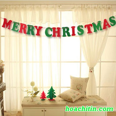 Dây Treo trang trí Noel Chữ Merry Christmas