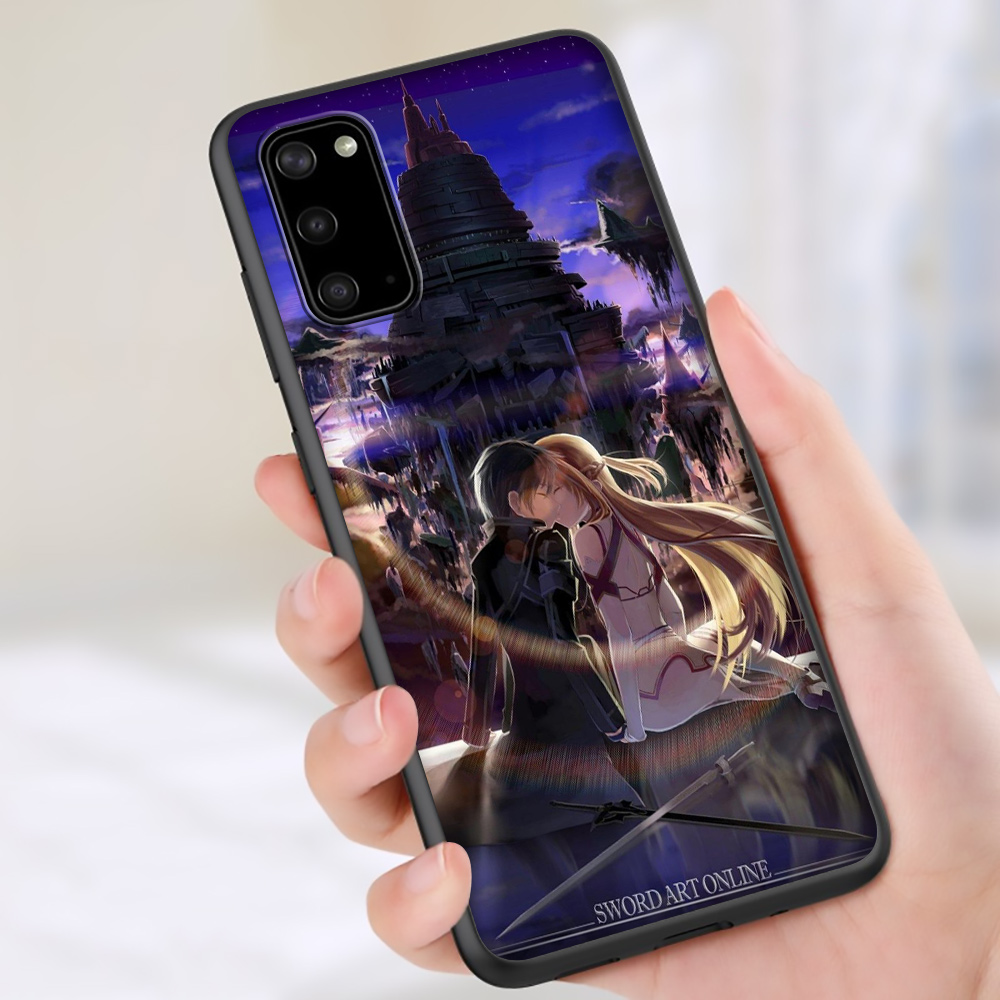 Ốp Điện Thoại Mềm Hình Sword Art Online Cho Samsung Note 8 9 10 20 Ultra M21 M30s M31 M31s Plus Mp159