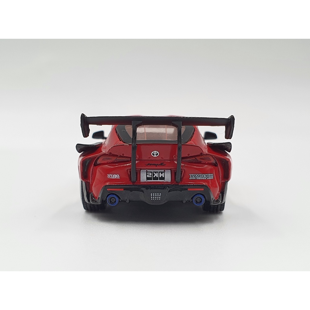 Xe Mô Hình HKS Toyota GR Supra Renaissance Red LHD 1:64 MiniGT (Đỏ)