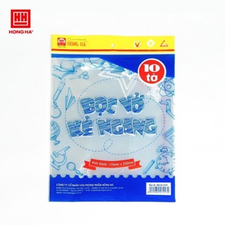 Bọc vở kẻ ngang Hồng Hà mã số 3157