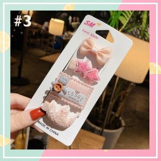 [Siêu Cưng]Set Kẹp 4 Món Cho Bé Yêu
