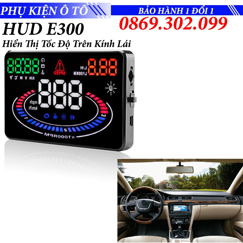 Thiết Bị Hiển Thị Tốc Độ, thông số cổng OBD 2 Trên Kính Lái HUD E300