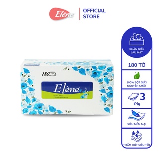 Hộp khăn giấy lụa elene 180 tờ 3 lớp