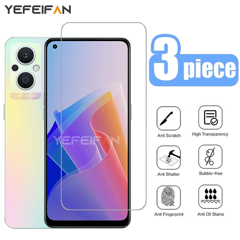 3 Chiếc OPPO Reno 7Z 7 Pro 5G Kính Cường Lực Cho OPPO Reno 6 6Z 5 4G 4Z 5G 4 3 Pro 2 2F 10X Zoom Bảo