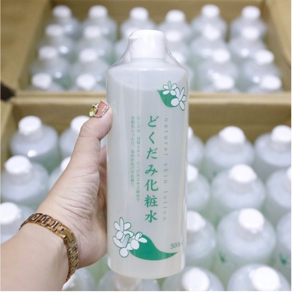 Nước hoa hồng diếp cá Dokudami 500ml dưỡng ẩm sáng da _Hàng chính hãng Nhật Bản_Miss Japan Shop