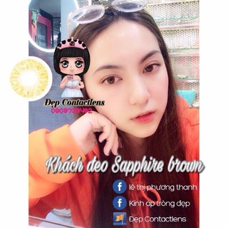 Lens vassen Sapphire brown