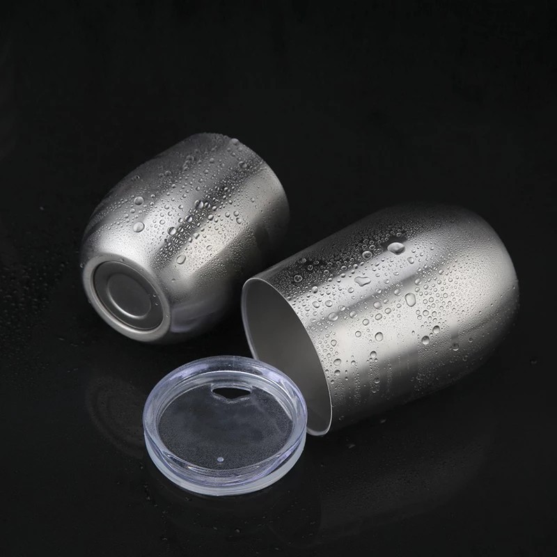 Ly giữ nhiệt inox 2 lớp hình trứng đủ màu 380 ml - Hot