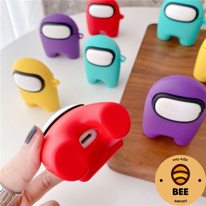 Case Airpod 1 2 Pro Vỏ Bao Airpods Đựng Tai Nghe Airpod Among US Siêu Dễ Thương - BEE SHOP