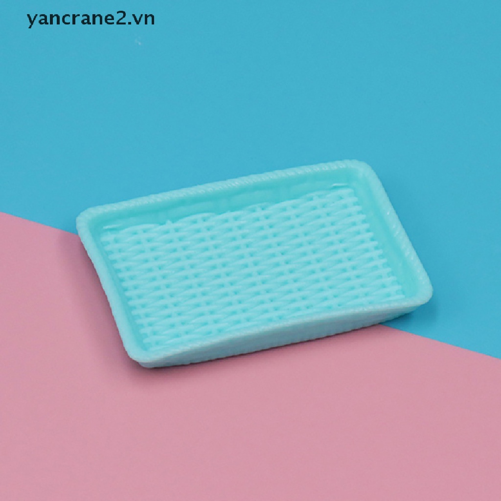 Set 5 Dĩa Phục Vụ Tráng Miệng Bằng Nhựa Trang Trí Nhà Búp Bê