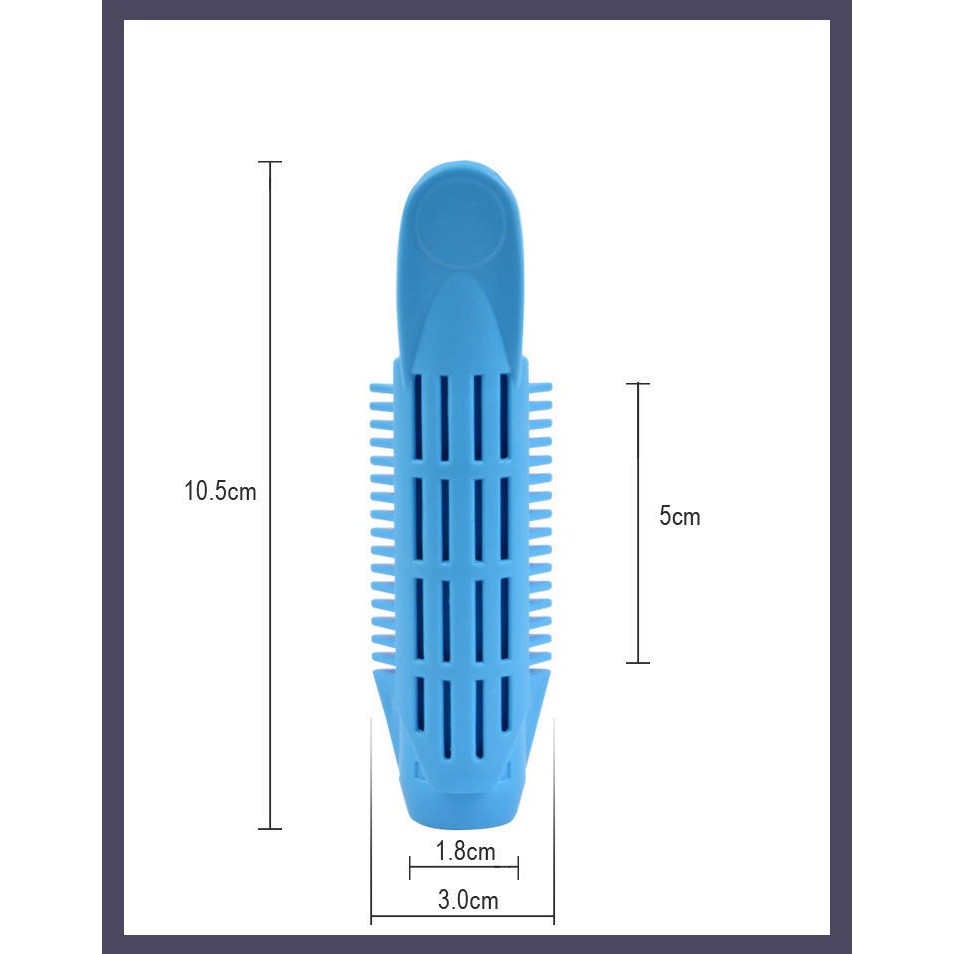 Set 3 kẹp phồng chân tóc uốn tóc xoăn giúp mái tốc bồng bềnh tràn đầy sức sống