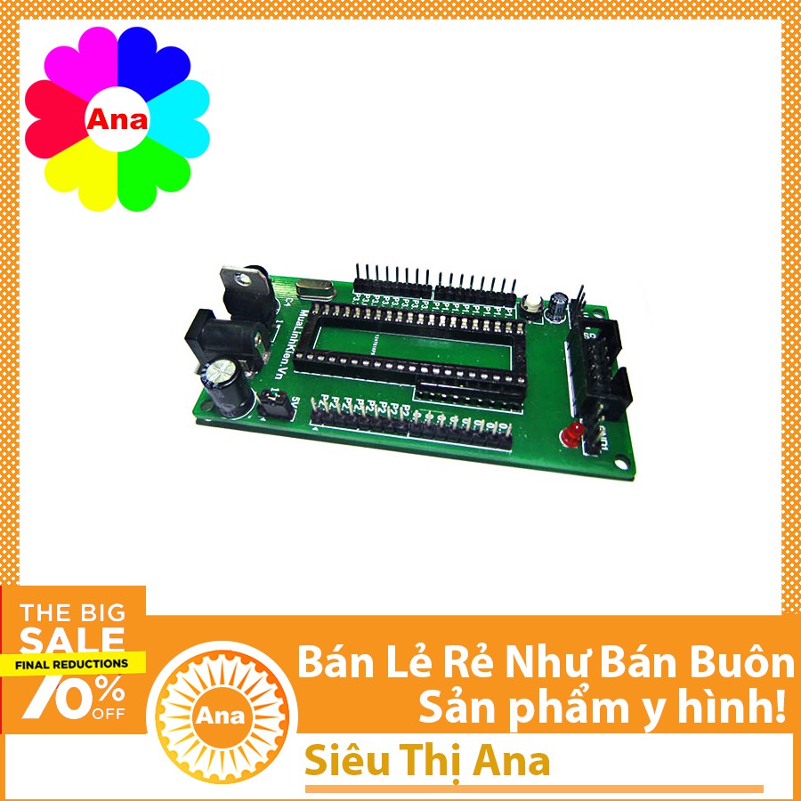 Kit 8051 Plus ( Mạch led trái tim đã hàn trở cho led )