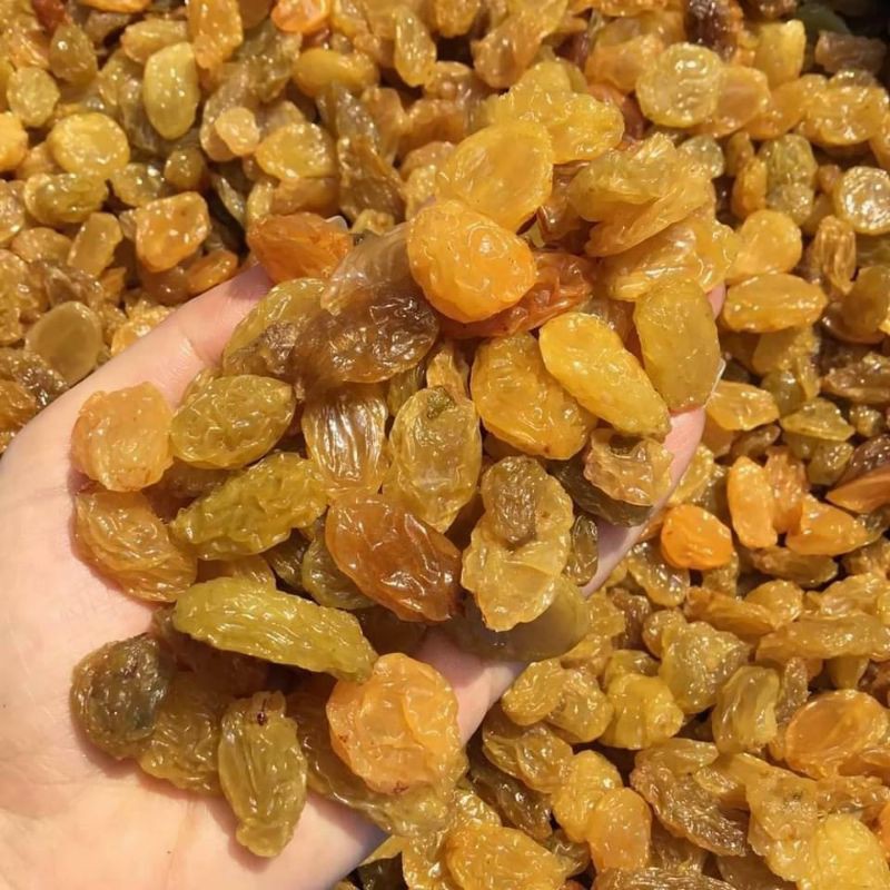 Nho Vàng Sấy Dẻo Không Đường Lon 500Gram [FREE SHIP] TỪ ĐƠN 50K, [Loại Đặc Biệt] Hàng ngon nhà làm