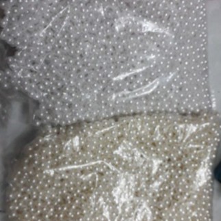 0.5kg Hạt bẹt, hạt cườm ngọc 4-6-8-10-12mm có lỗ xỏ