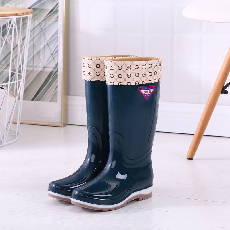 Ủng Đi Mưa Cổ Cao Chống Trượt Thời Trang