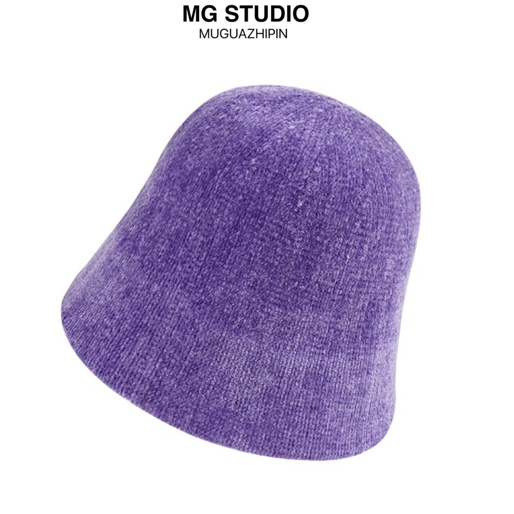 Mũ nồi MG STUDIO chất liệu Chenille với 10 màu tùy chọn thời trang cá tính