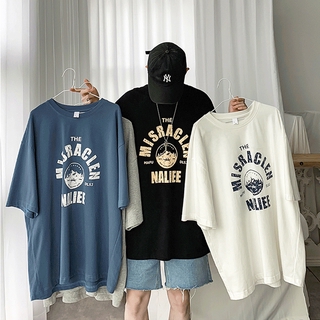 Áo Thun Nam Tay Ngắn In Hình Phong Cách Đường Phố Size M-3Xl (4 Màu)