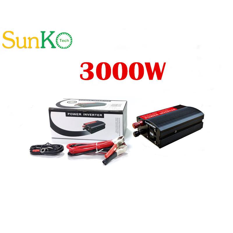 Bộ Chuyển Đổi Năng Lượng Mặt Trời 3000W 4000W Từ DC 12V Sang AC 230V 3KW 4KW 12V Sang 220V