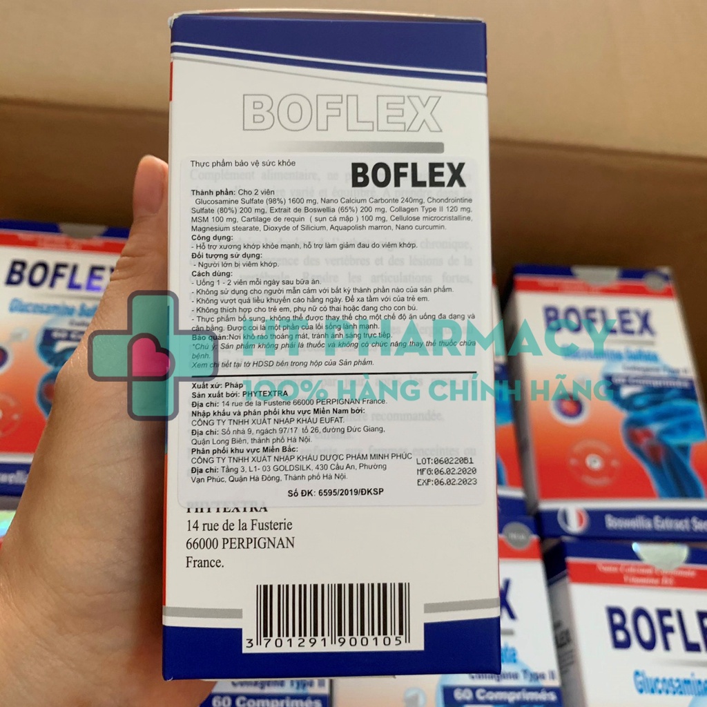 Boflex viên bổ xương khớp chính hãng Pháp, hộp 60 viên