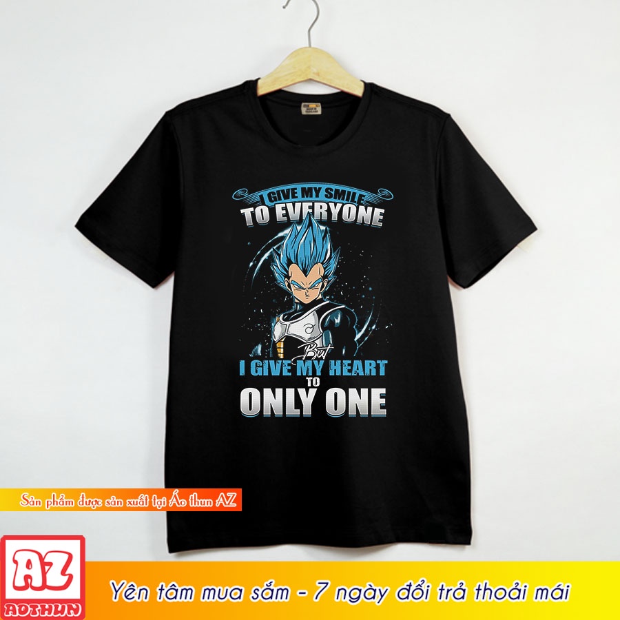 Áo thun in hình dragon ball Cadic Vegeta Songoku - Có size trẻ em M2922