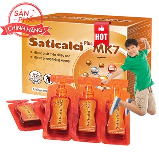 Canxi hỗ trợ tăng chiều cao và chống loãng xương Saticalci plus MK7