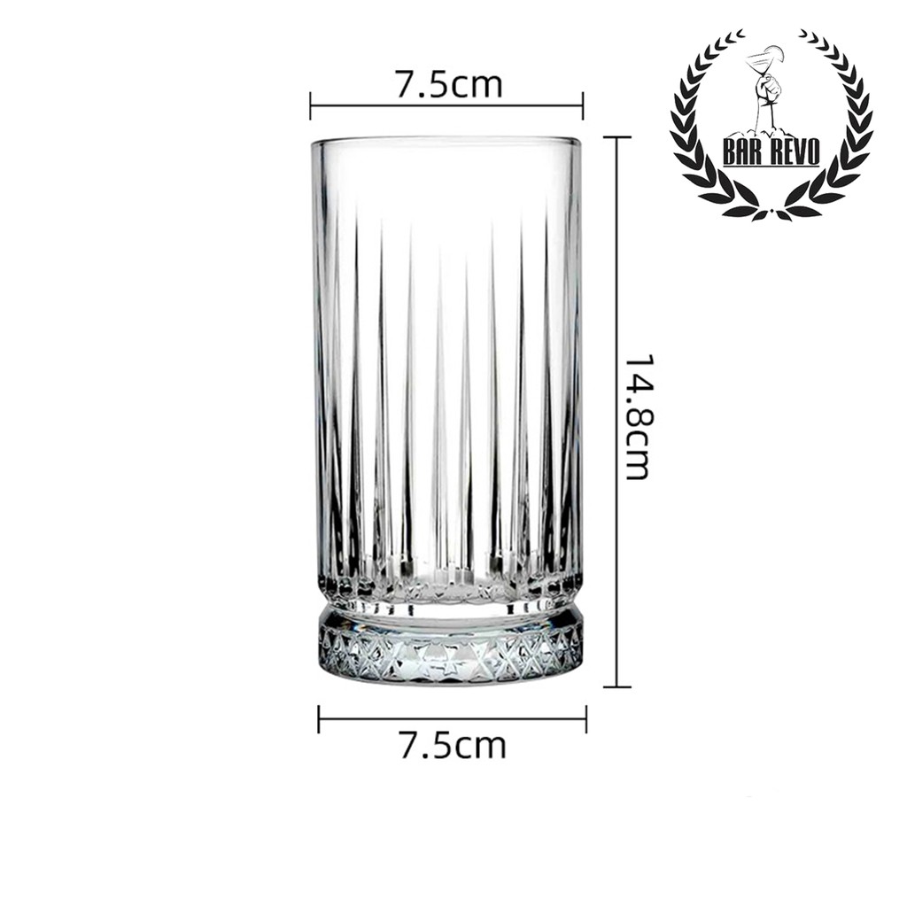 Retro Style Elysia Highbal Glass - Ly Thủy Tinh