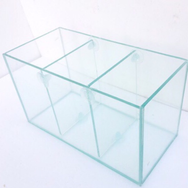 Bể cá mini 3 NGĂN( DỄ THÁO LẮP), bể cá betta Tặng kèm thức ăn cá