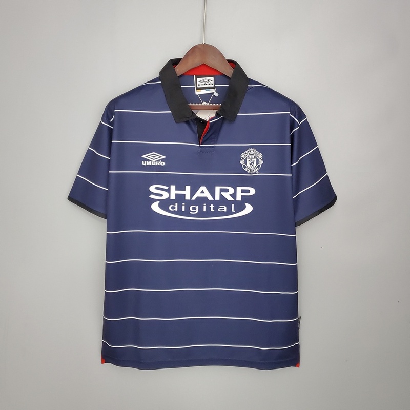 Áo Thun Bóng Đá Manchester United Phong Cách Retro 1998 07 08 2002 93 94