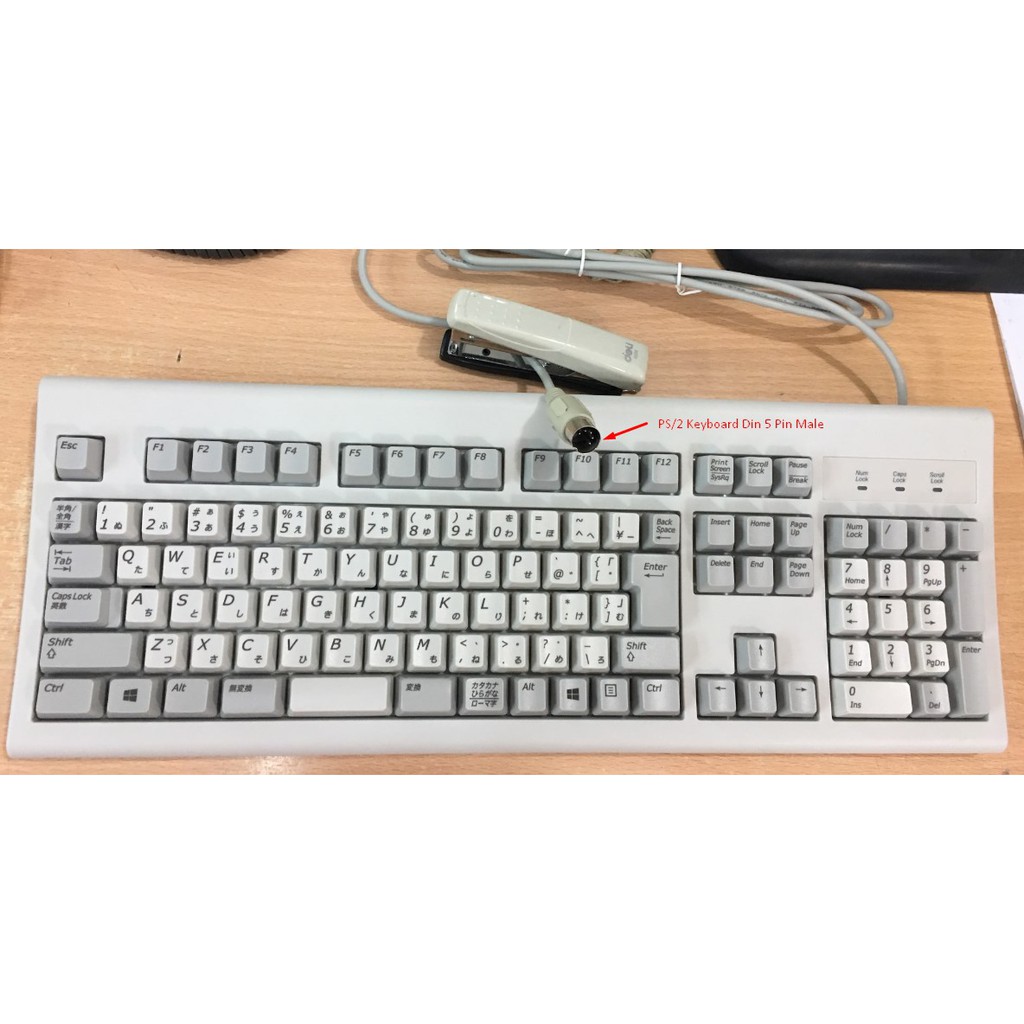 Bàn Phím máy tính NEC-BK3920 Japanese Keyboard PS2 Din 5 Pin Male