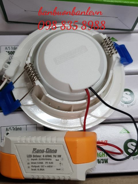 Đèn  LED âm trần Rạng Đông 76/3w