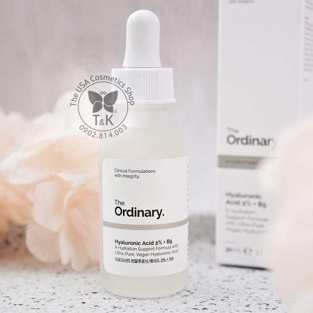 Tinh chất Cấp Ẩm, Phục Hồi dành cho mọi loại da THE ORDINARY HYALURONIC ACID 2% + B5 30ml