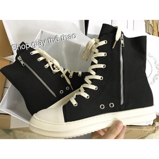 [Giày Có Sẵn]Rick Owen thấp + Cao Cổ