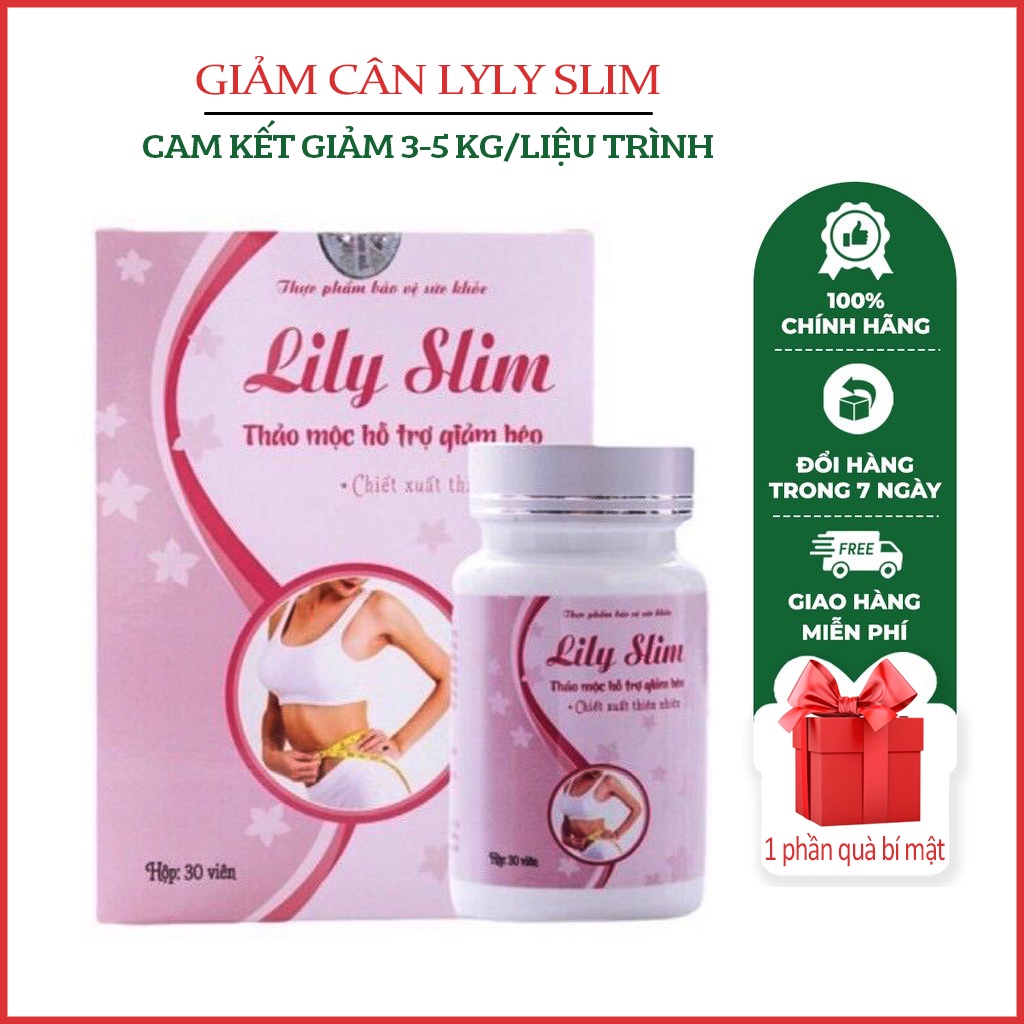 Thảo Mộc Giảm Cân Lily Slim Chính Hãng ❤️FREESHIP❤️ Sản phẩm không phải là thuốc