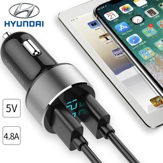 Tẩu sạc-ô tô-cao cấp-chính hãng-hyundai-hy-36 -bảo hành 6 tháng