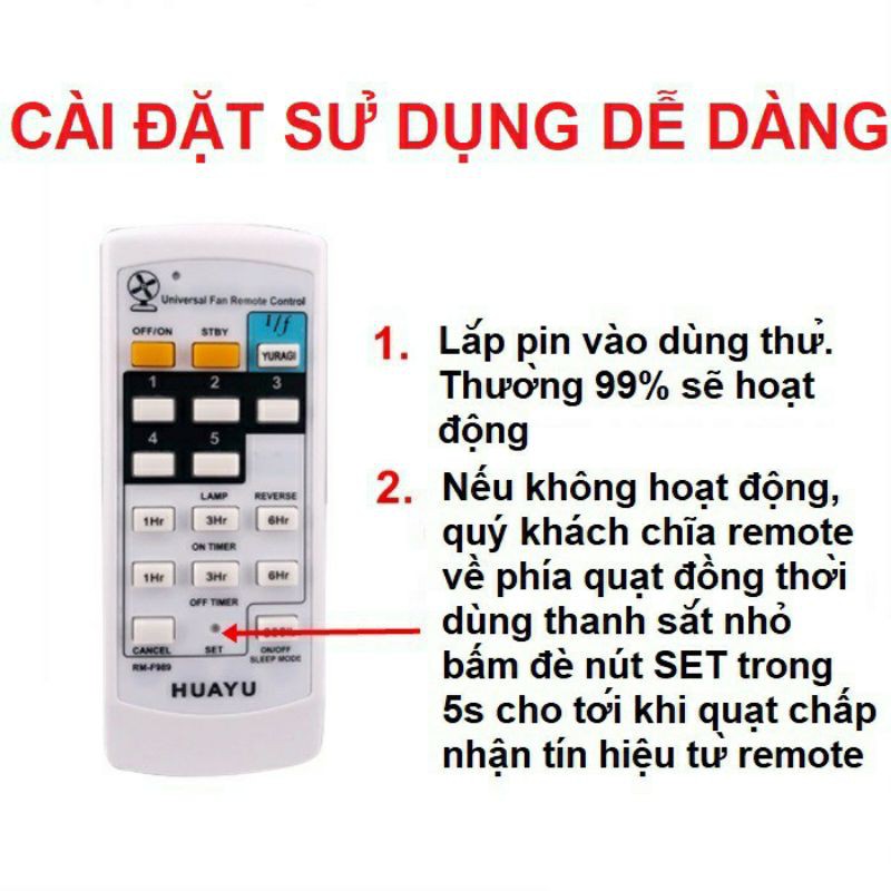 Điều khiển quạt đa năng