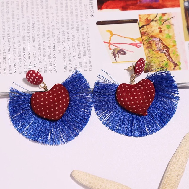 Hoa tai tua rua - Khuyên tai du mục boho - vintage