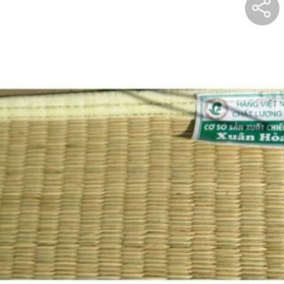 Chiếu cói 1m6 ×2m may mép trắng