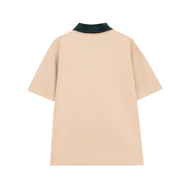 Áo Polo Phối Màu Unisex Cheecky Chất Liệu 100% Thun Cotton Lạnh Cute Trẻ Trung