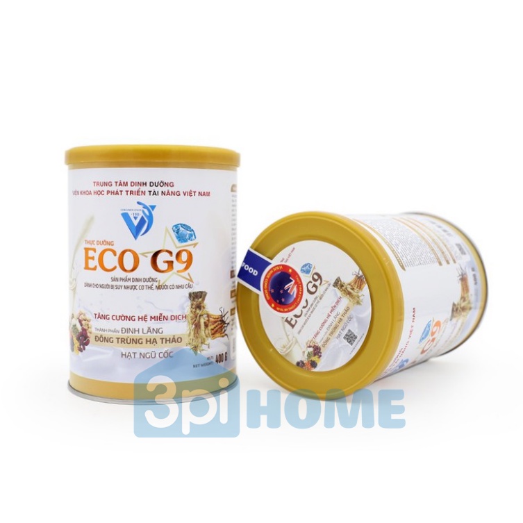 Bột dinh dưỡng THỰC DƯỠNG ECO G9 - Bổ sung dinh dưỡng tăng cường hệ miễn dịch hộp 400g