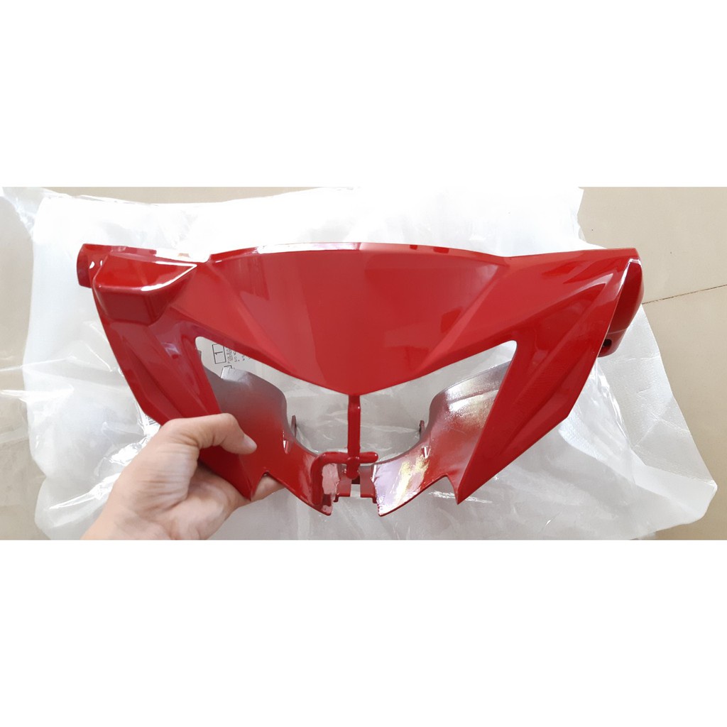 Ốp đầu trước (Nắp trước tay lái) Exciter 135 đỏ tươi