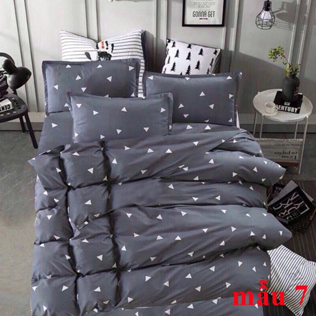 Bộ ga giường và vỏ gối poly m2/m6/m8 và vỏ gối lẻ