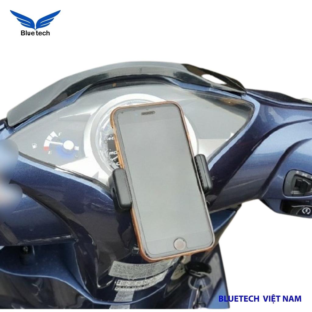 Giá đỡ điện thoại dán lên đồng hồ xe máy, kẹp điện thoại xe máy chắc chắn tặng kèm kéo dán 3M tiện dụng gắn đồng hồ xe