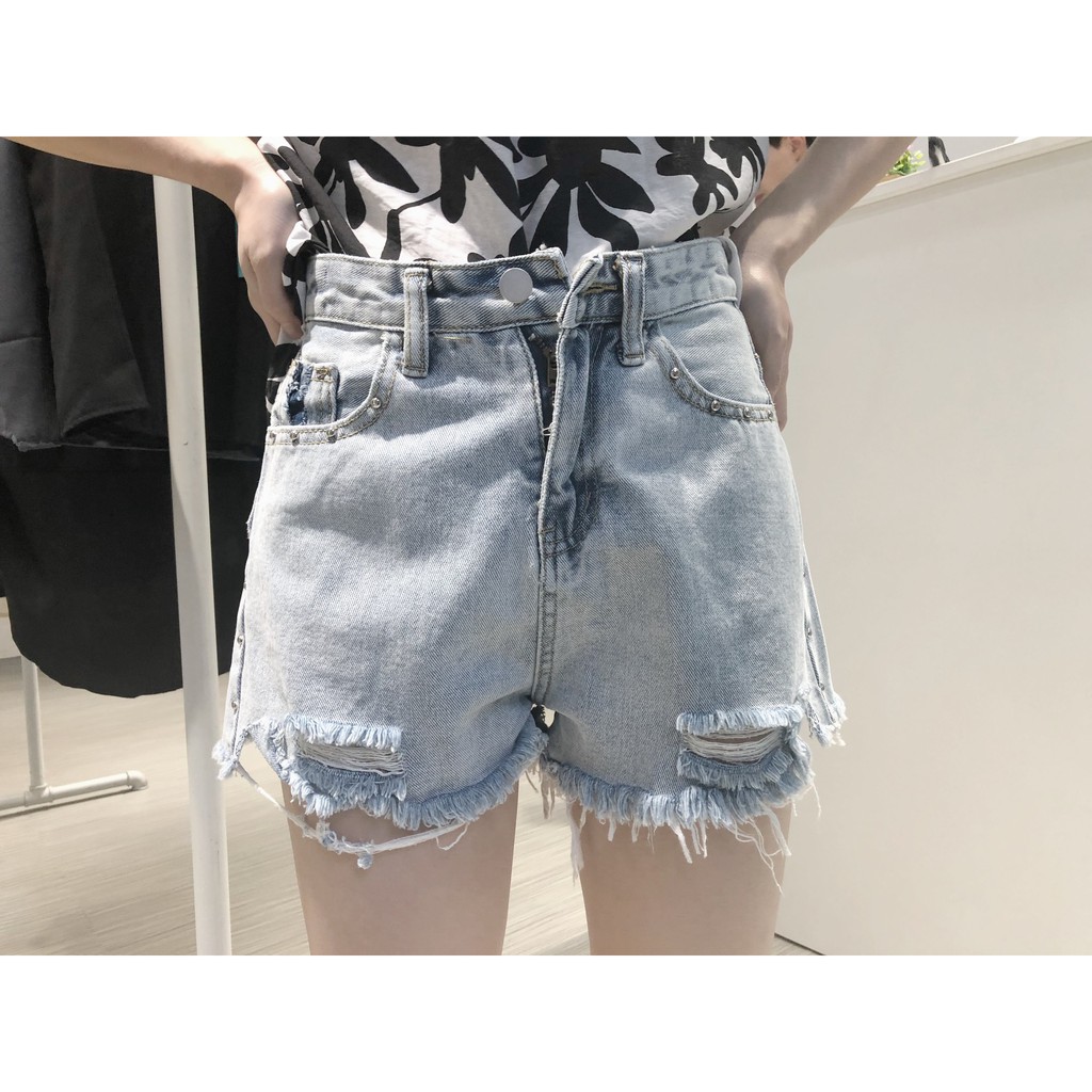 (SẴN) Quần shorts jeans Ulzzang