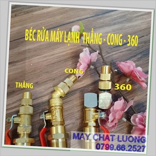 BÉC XỊT  RỬA MÁY LẠNH - CONG VÀ THẲNG- 360